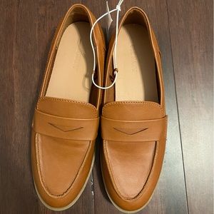 Brown loafers